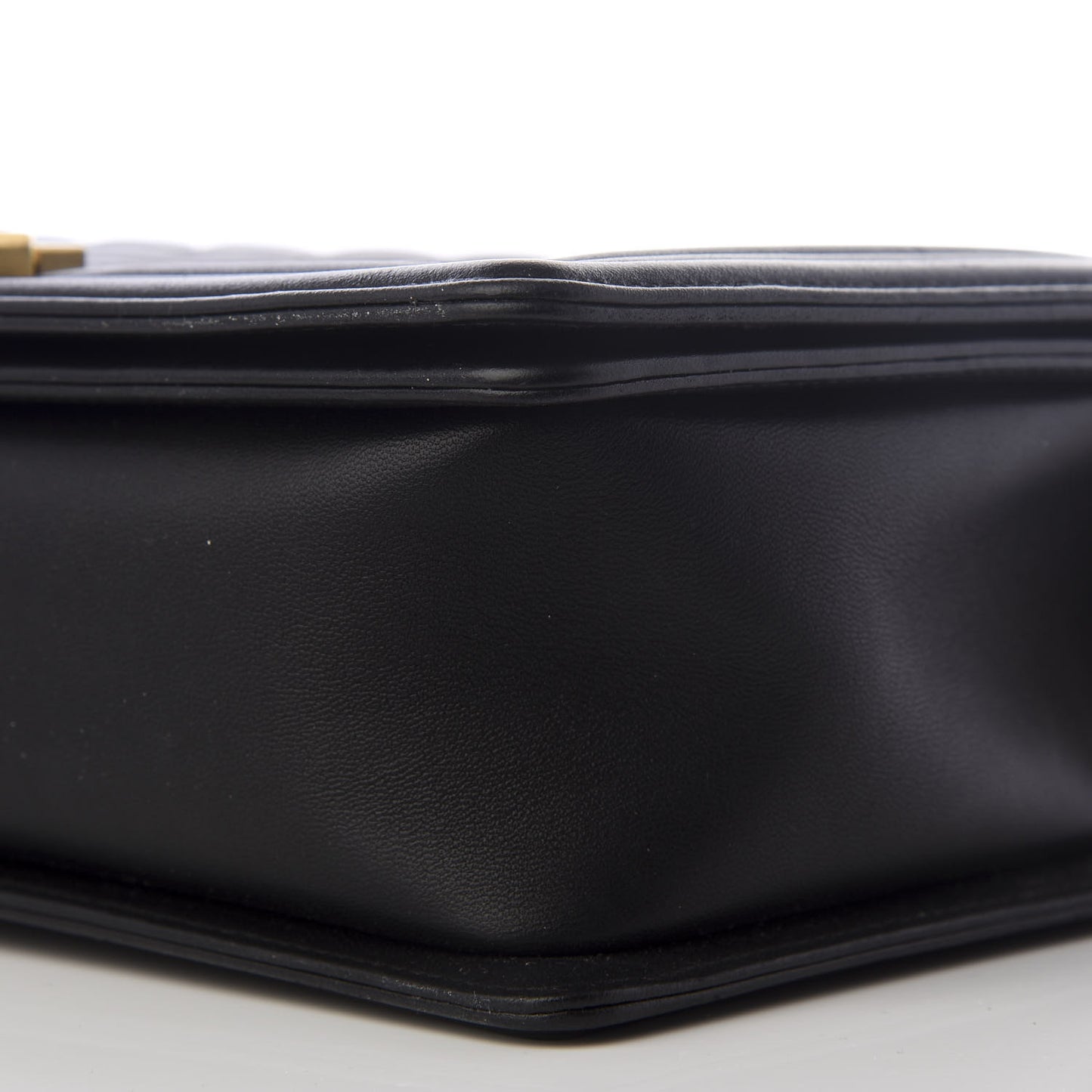 Calfskin Quilted New Medium Boy Flap Black
