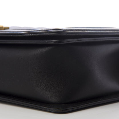 Chanel Calfskin Quilted New Medium Boy Flap Black 6 of 8