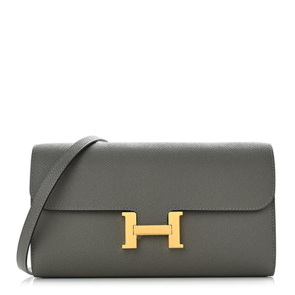 Hermes Epsom Constance Long To Go Wallet Gris Meyer 1 of 11