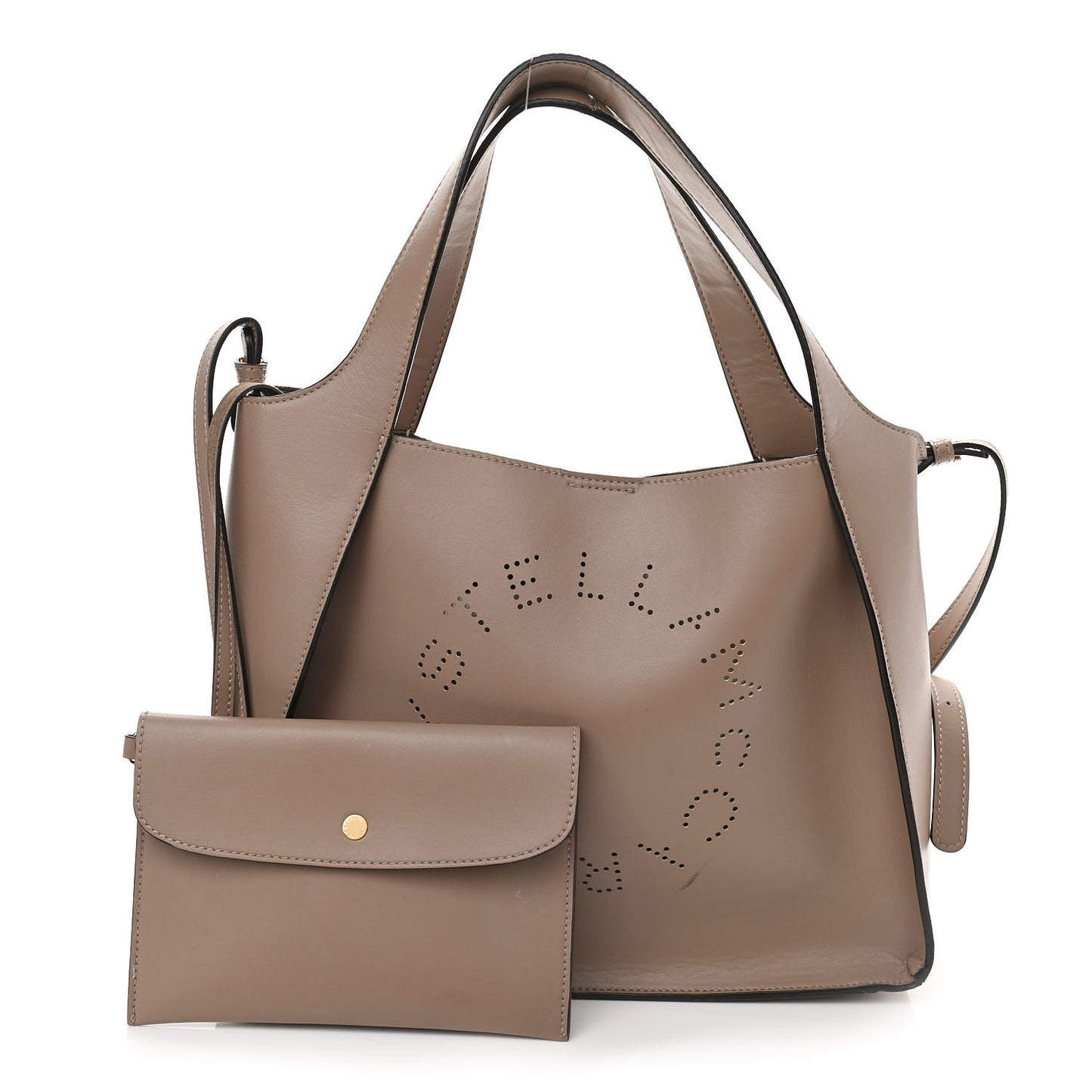 Eco Alter Nappa East West Perforated Tote Moss