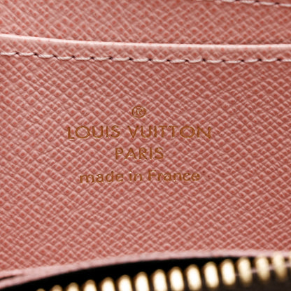 Louis Vuitton Damier Ebene Zippy Coin Purse Rose Ballerine 6 of 6