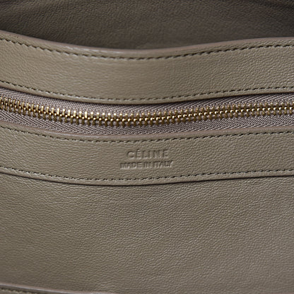 Celine Crocodile Embossed Nubuck Small Belt Cabas Phantom Beige 6 of 11