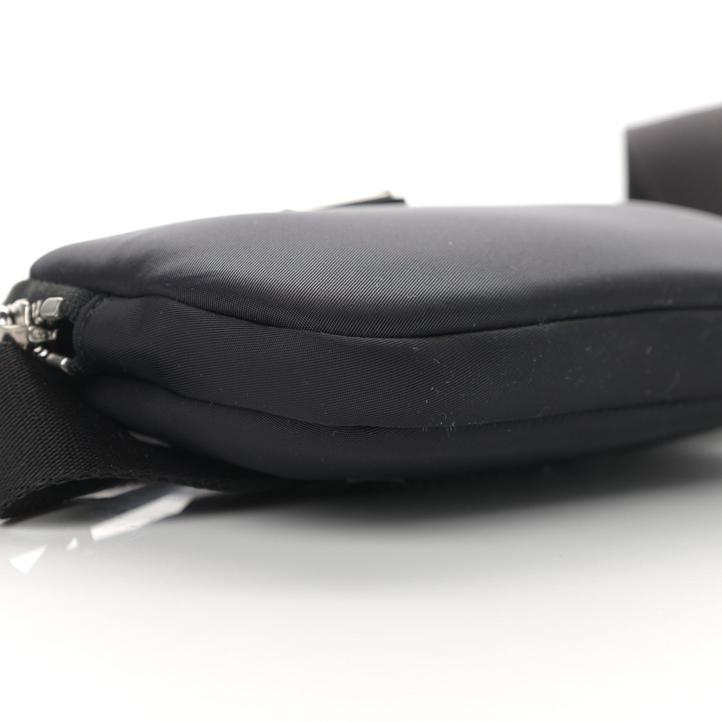 Nylon Saffiano Belt Bag Black