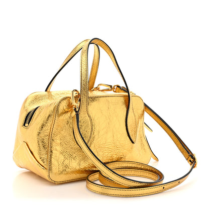 Khaite Metallic Calfskin Small Maeve Bag Gold 3 of 15