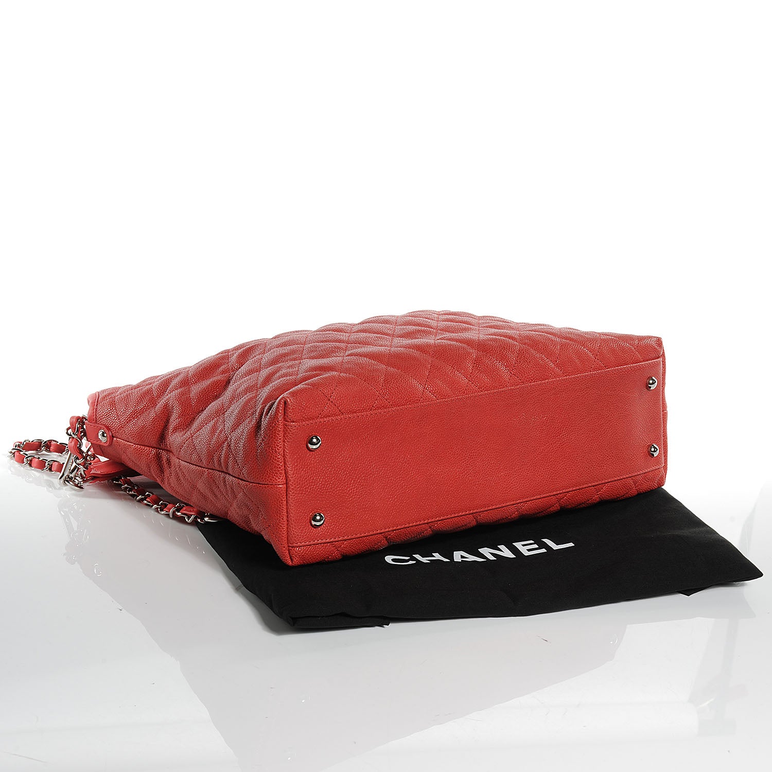 Chanel Caviar French Riviera Hobo Red 4 of 7
