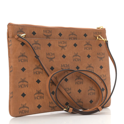 MCM Visetos Original Medium Pouch Cognac 3 of 9