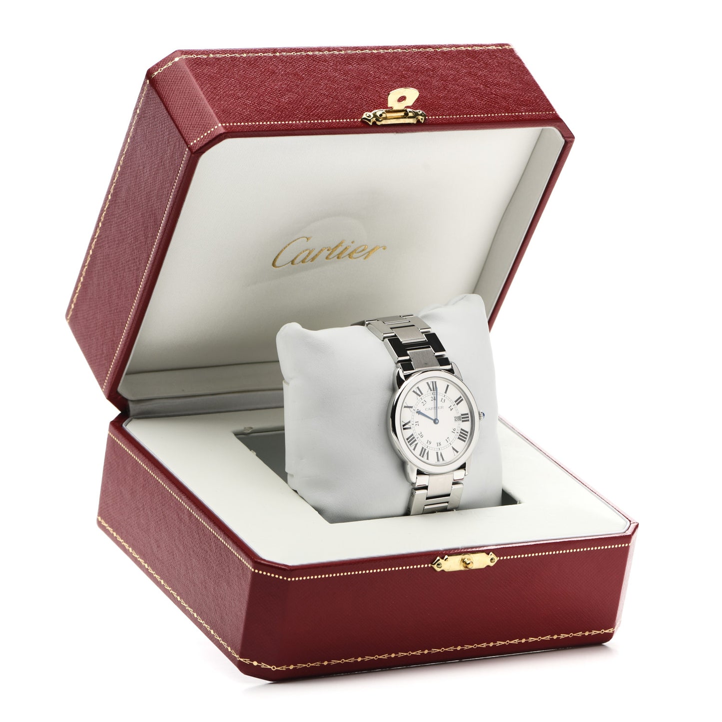Stainless Steel 36mm Ronde Solo Quartz Watch