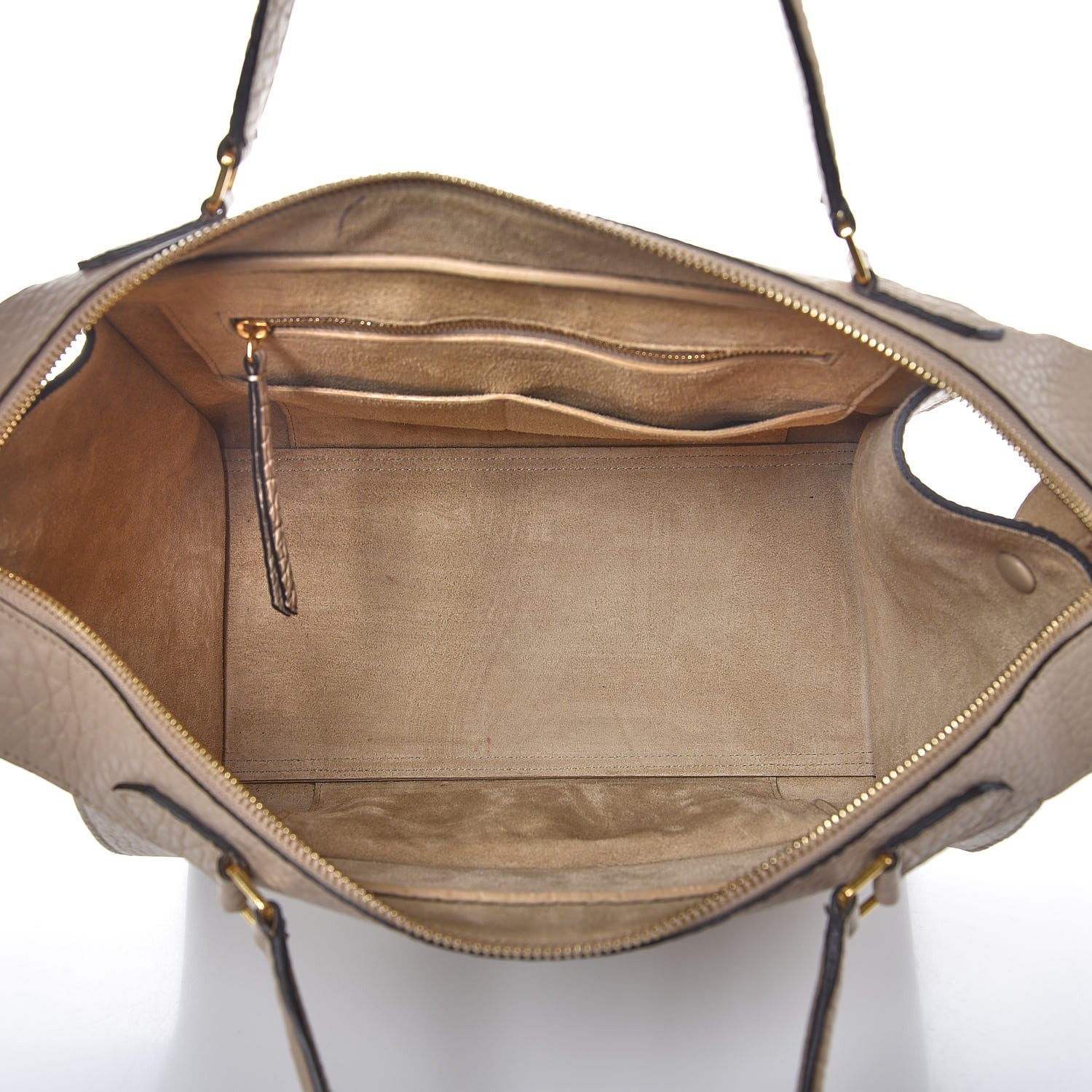Celine Bullhide Calfskin Small Ring Bag Dune 5 of 16