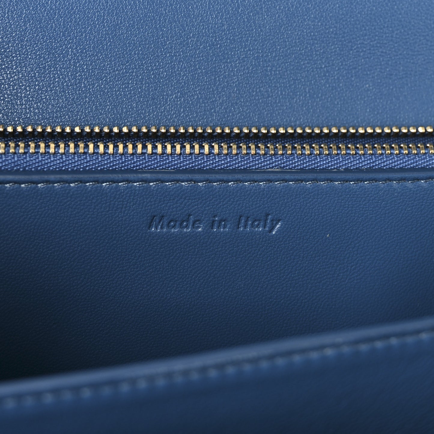 Goatskin Medium Classic Box Flap Bag Deepsea