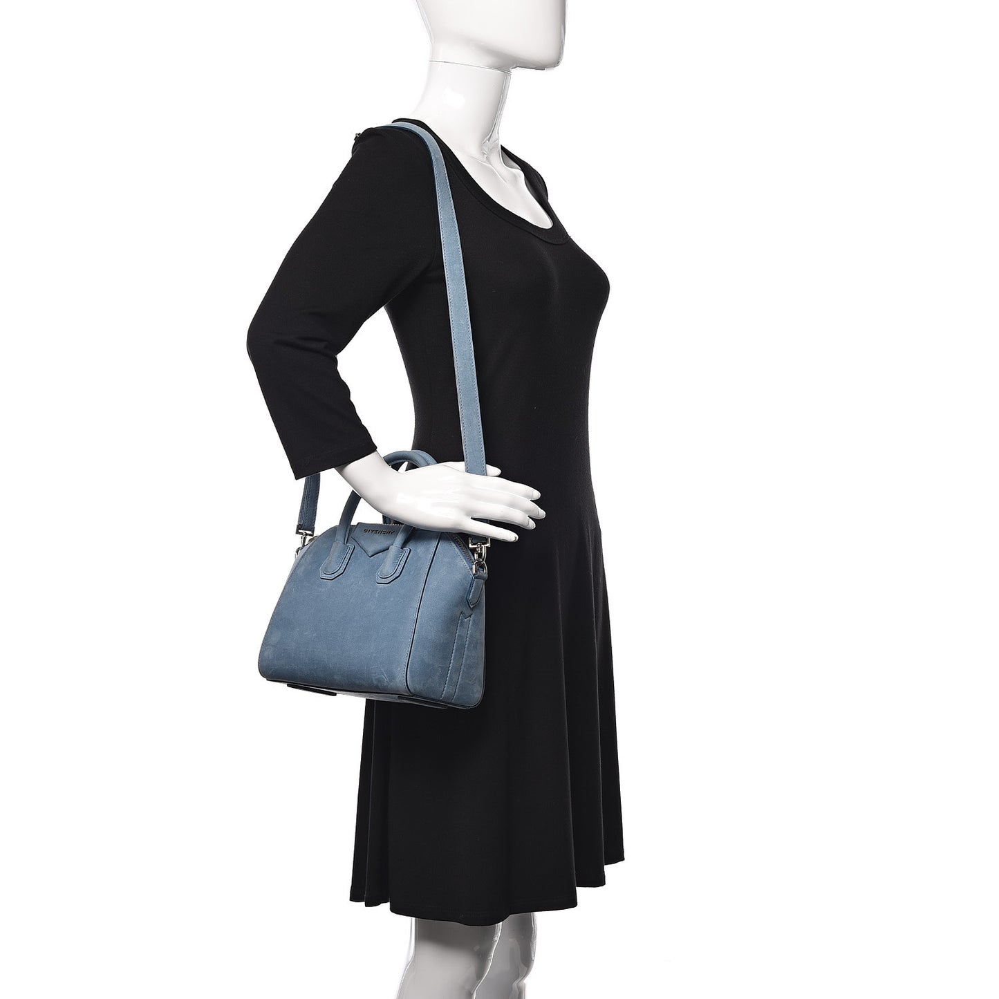 Nubuck Mini Antigona Blue