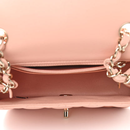 Chanel Lambskin Quilted Mini Square Flap Pink 4 of 8