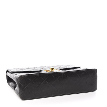 Chanel Lambskin Quilted XL Jumbo Single Flap Black 4 of 13