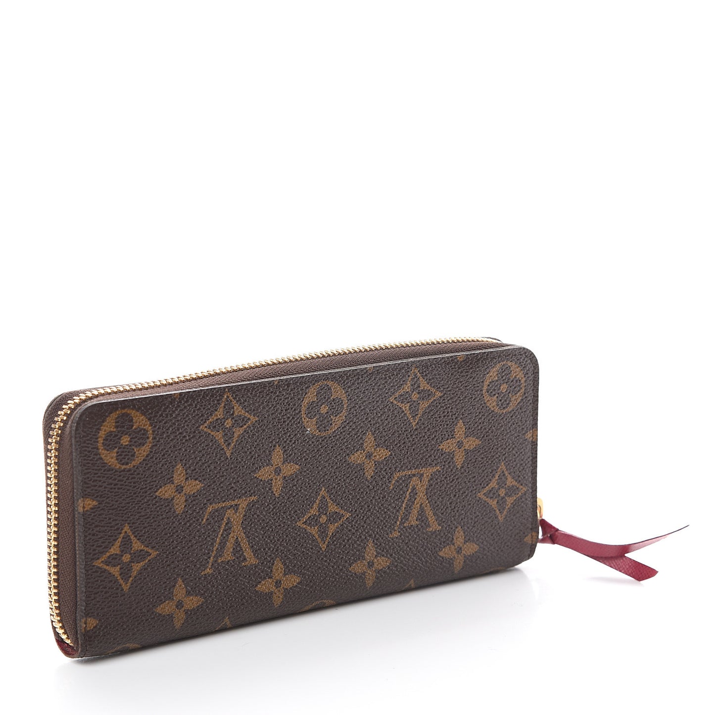 Monogram Clemence Wallet Fuchsia