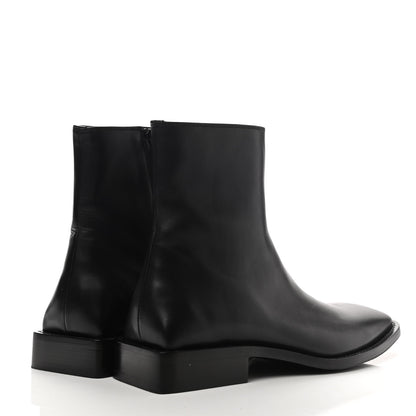 Balenciaga Calfskin Mens Zippered Ankle Boots 43 Black 4 of 7