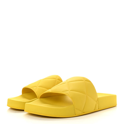 Bottega Veneta Rubber The Slider Sandals 38 Buttercup 3 of 7