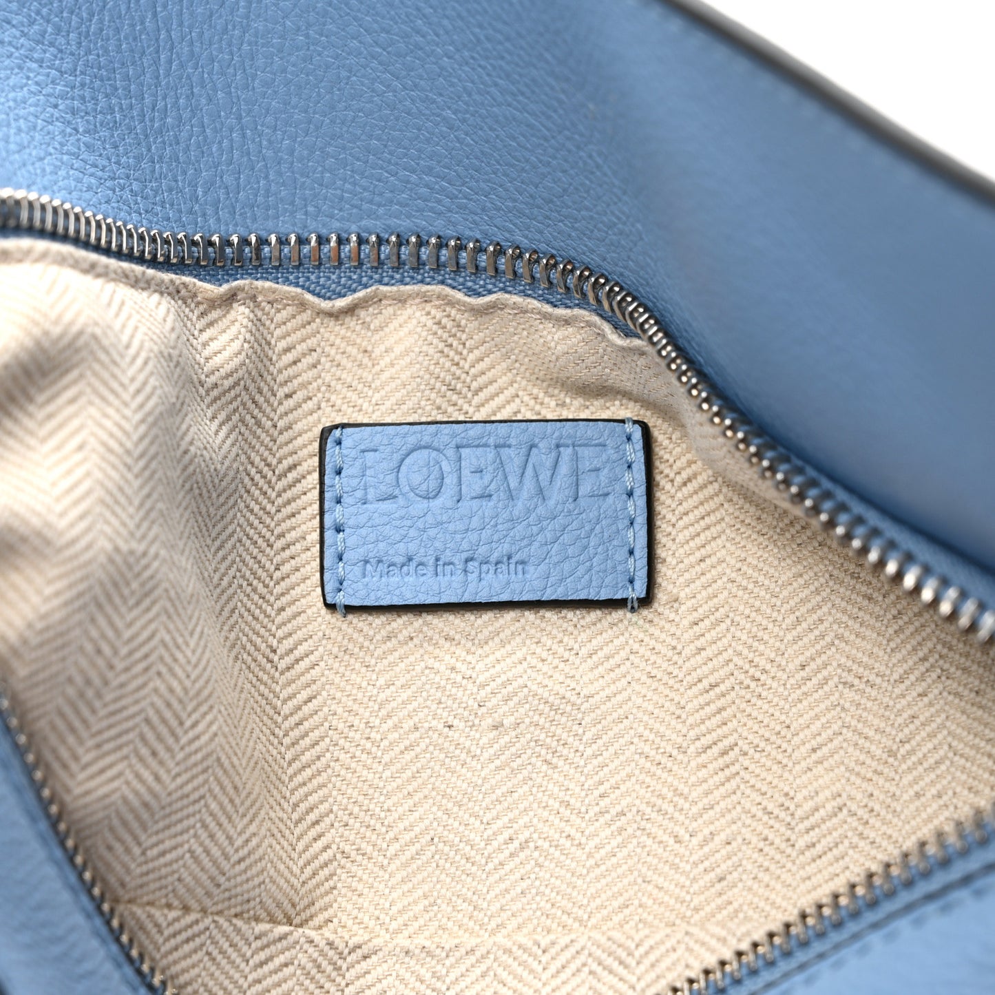 Calfskin Small Puzzle Bumbag Olympic Blue