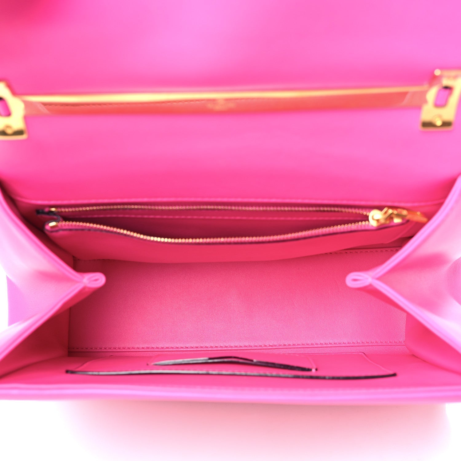 Valentino Garavani Nappa Tonal Monochrome One Stud Top Handle Bag Pink PP 3 of 7