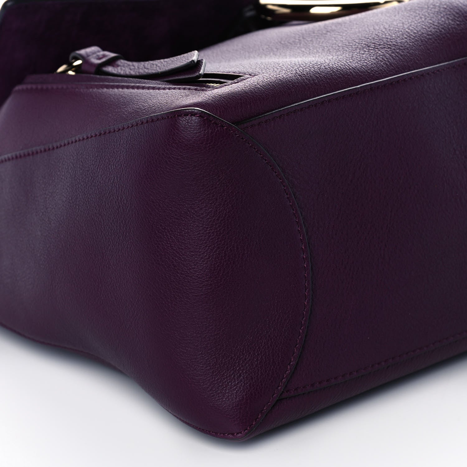 Chloe Calfskin Medium Faye Day Shoulder Bag Intense Violine 9 of 10