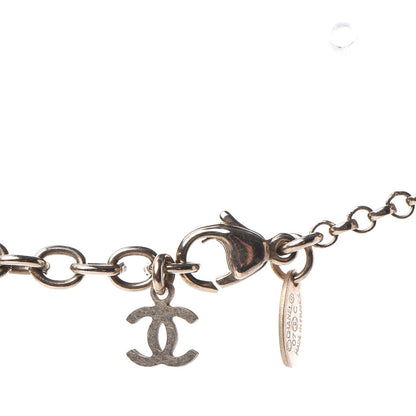 Chanel Translucent Resin Crystal CC Necklace Pink 5 of 7
