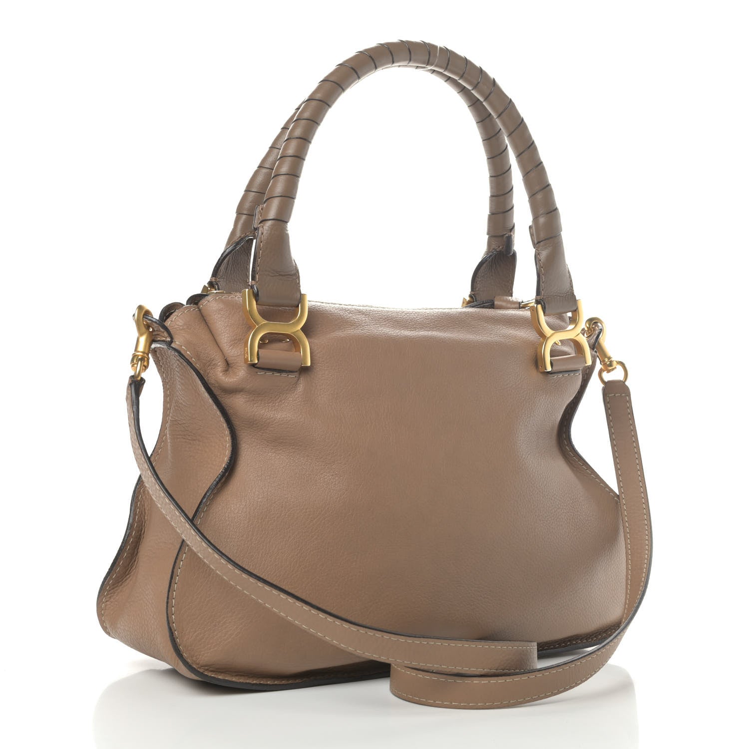 Chloe Calfskin Medium Marcie Satchel Nut 2 of 6
