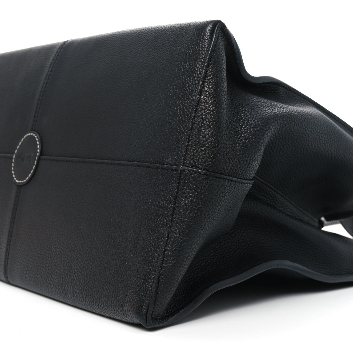 Loewe Grained Calfskin Small Cushion Tote Black 9 of 10