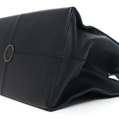 Loewe Grained Calfskin Small Cushion Tote Black 9 of 10
