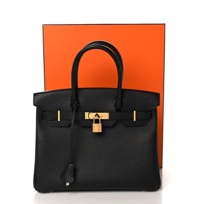Hermes Epsom Birkin 30 Black 35 of 35