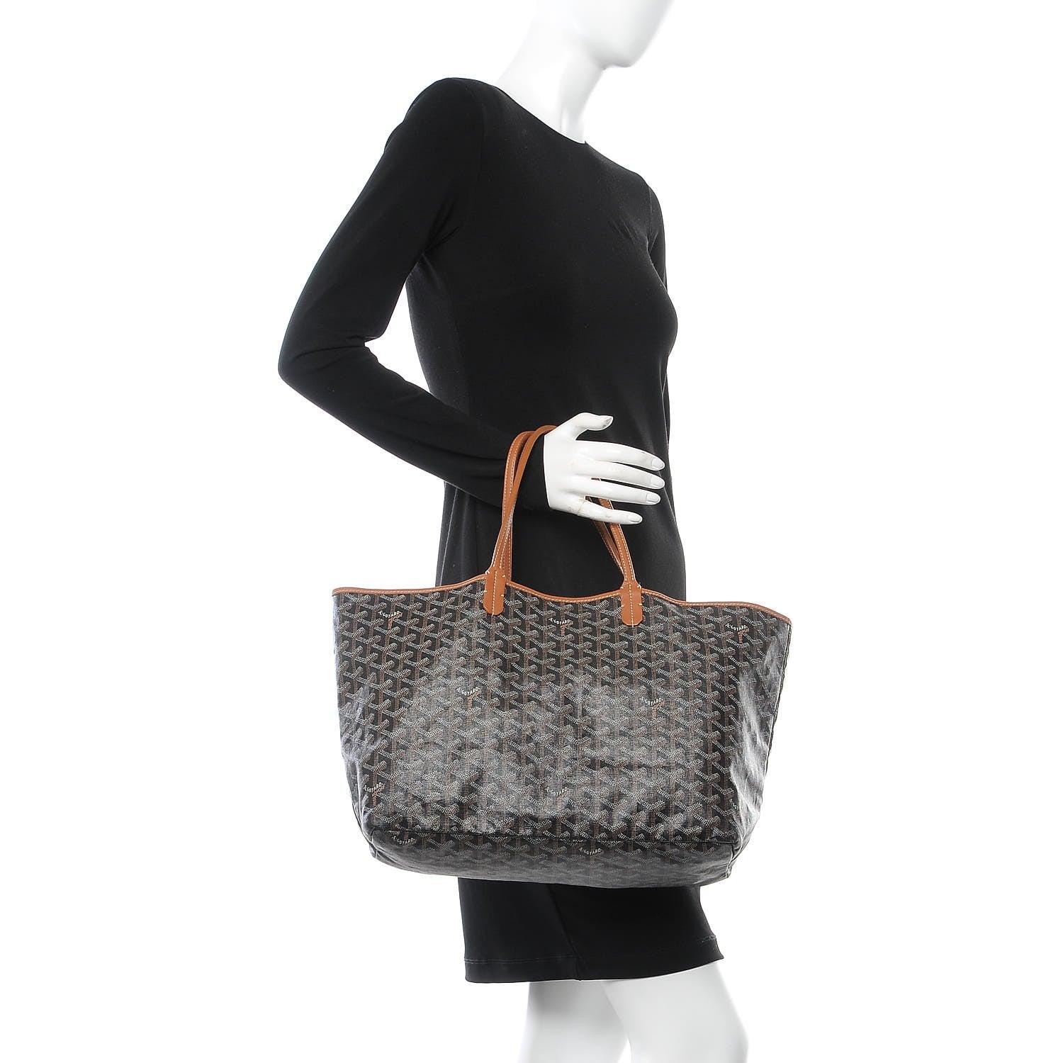 Goyard Goyardine Saint Louis PM Black Gold 2 of 18
