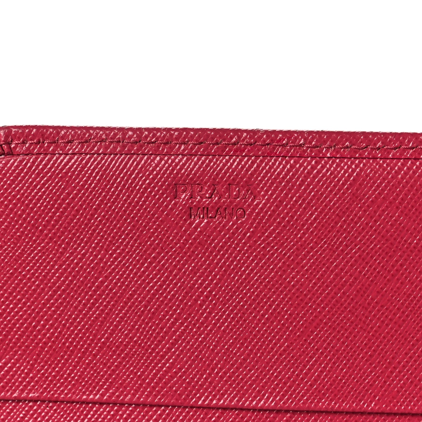 Saffiano Metal Wallet Pink