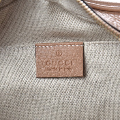 Gucci Pebbled Calfskin Small Soho Disco Bag Camelia 7 of 9