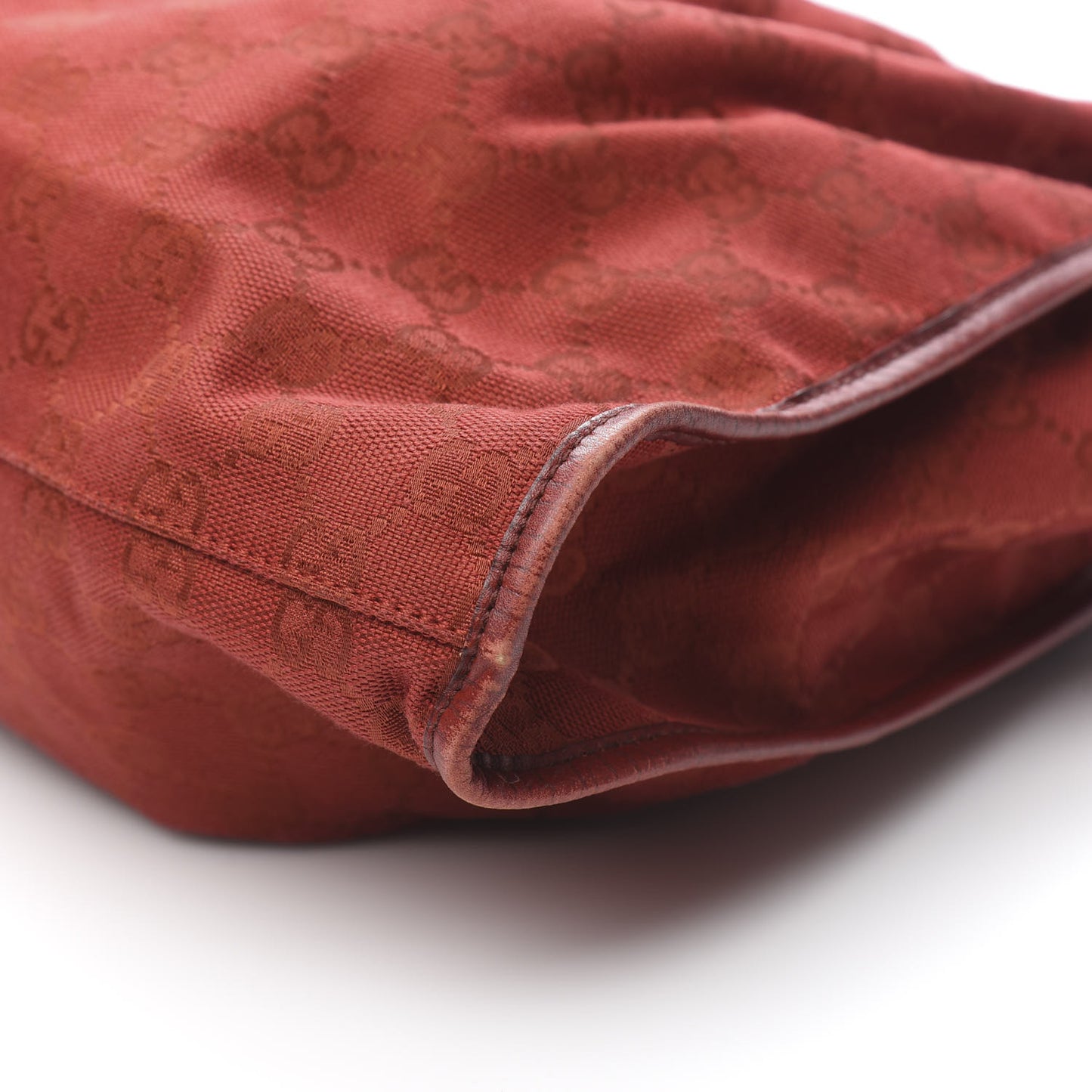 Monogram Hobo Red