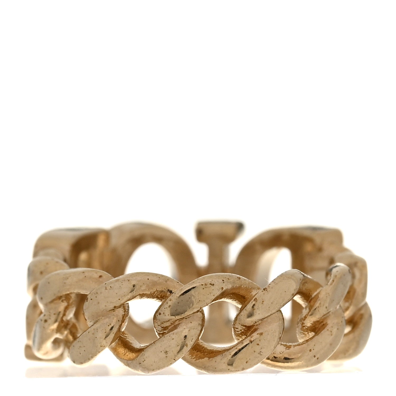 Christian Dior Metal Dio(r)evolution Chain Ring S Gold 3 of 5