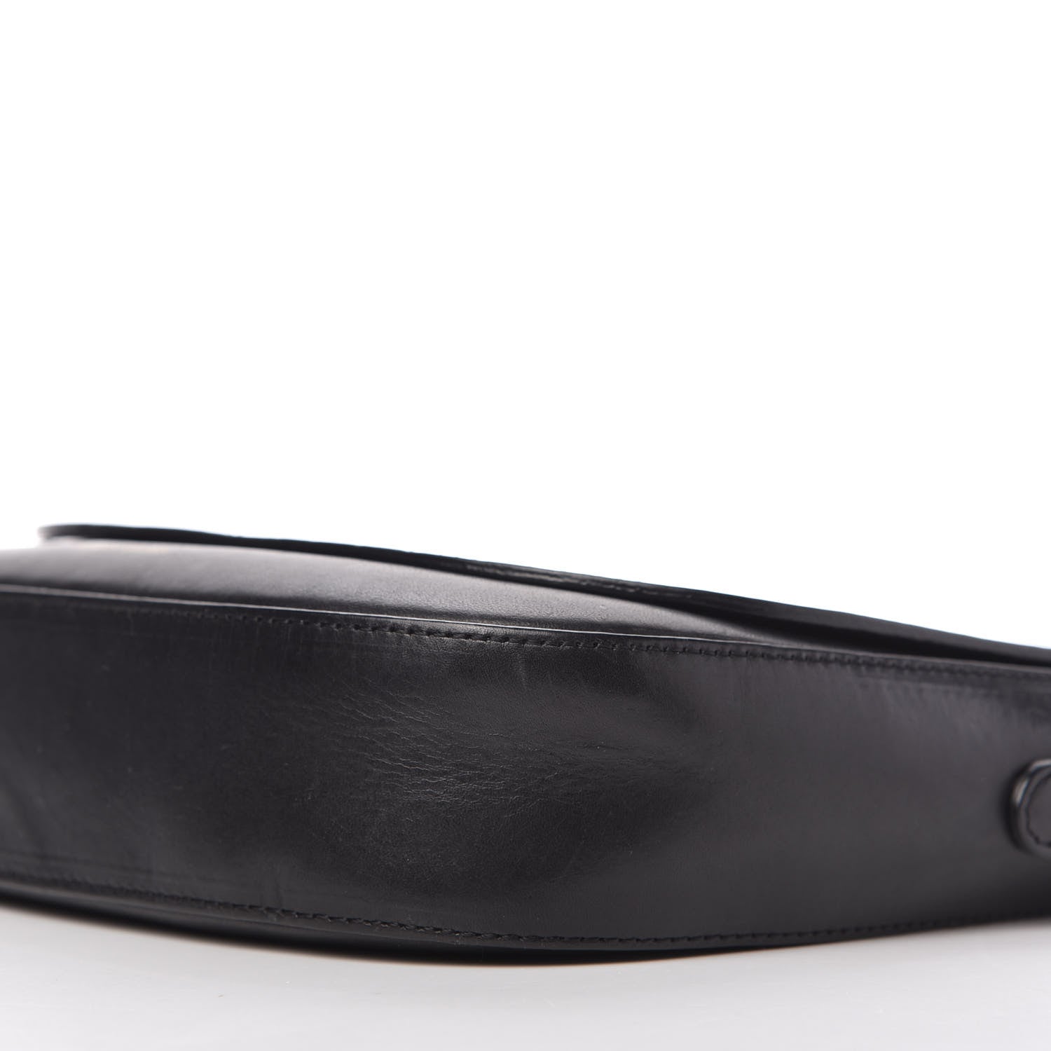 Mansur Gavriel Calfskin Flap Crossbody Bag Black 7 of 11