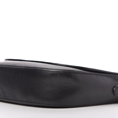 Mansur Gavriel Calfskin Flap Crossbody Bag Black 7 of 11