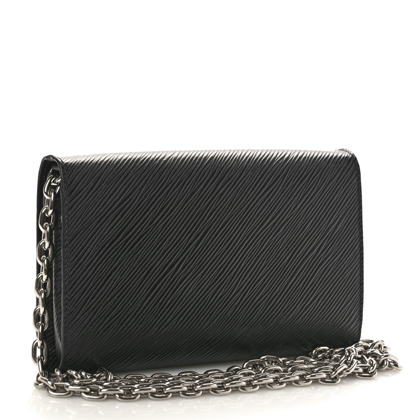 Epi Twist Chain Wallet Black
