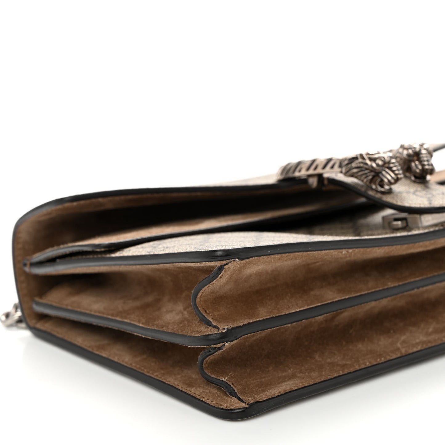 GG Supreme Monogram Small Dionysus Shoulder Bag Taupe