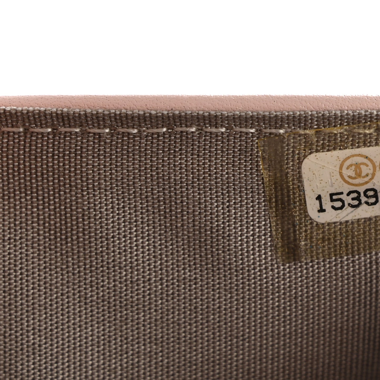 Metallic Calfskin Diamond Stitch Compact French Flap Wallet Gold Rose