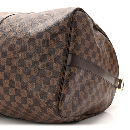 Louis Vuitton Damier Ebene Keepall Bandouliere 55 9 of 9