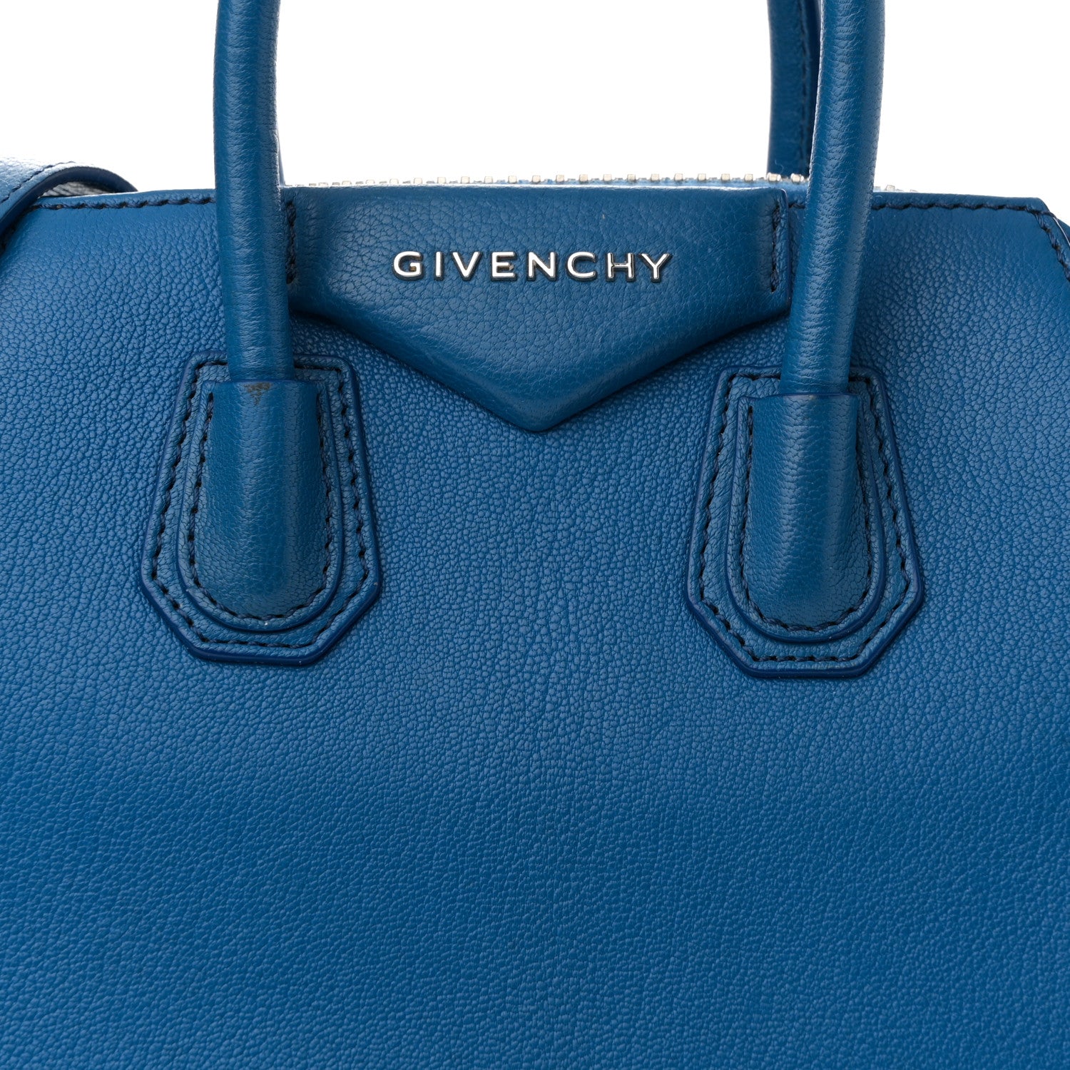 Givenchy Sugar Goatskin Mini Antigona Persian Blue 8 of 14
