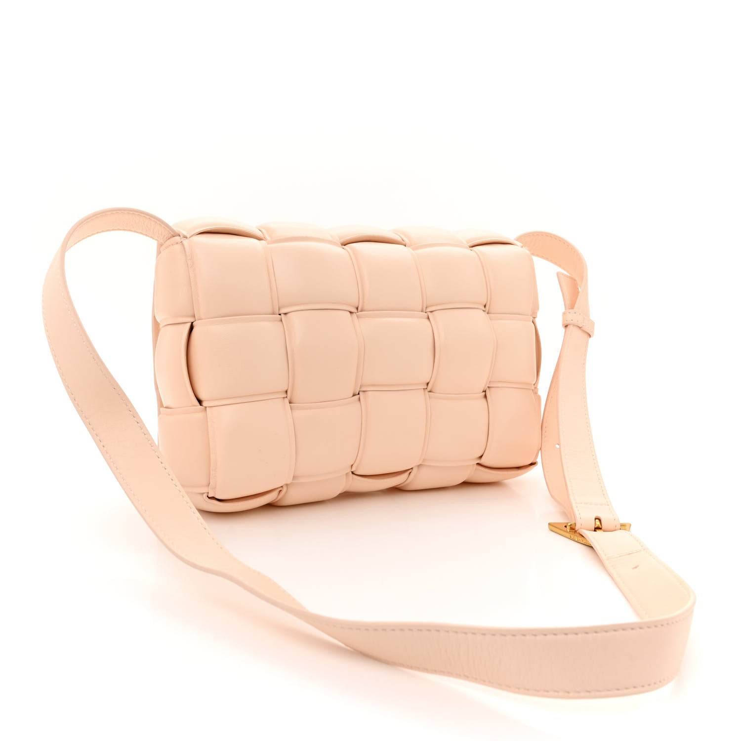 Bottega Veneta Nappa Maxi Intreccio Padded Cassette Crossbody Bag Melon Washed 3 of 12