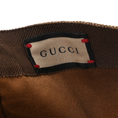 Gucci Monogram Textured Dollar Calfskin Zeno Baseball Hat XL Beige 8 of 10