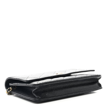 Chanel Caviar Quilted Wallet on Chain WOC Black 4 of 12