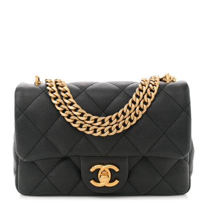Chanel Caviar Quilted Mini Sweetheart Rectangular Flap Black 1 of 11