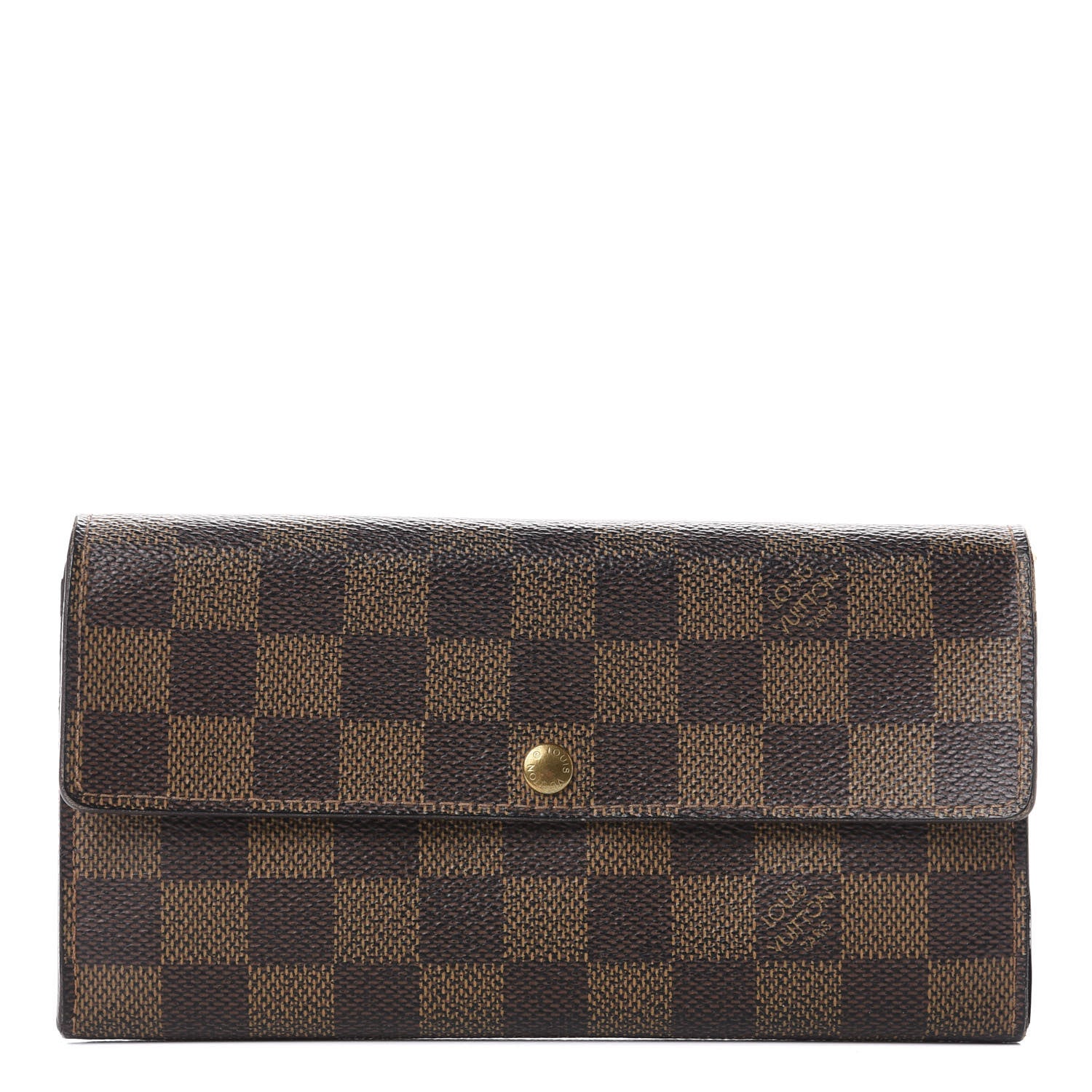 Louis Vuitton Damier Ebene Sarah Wallet 1 of 11