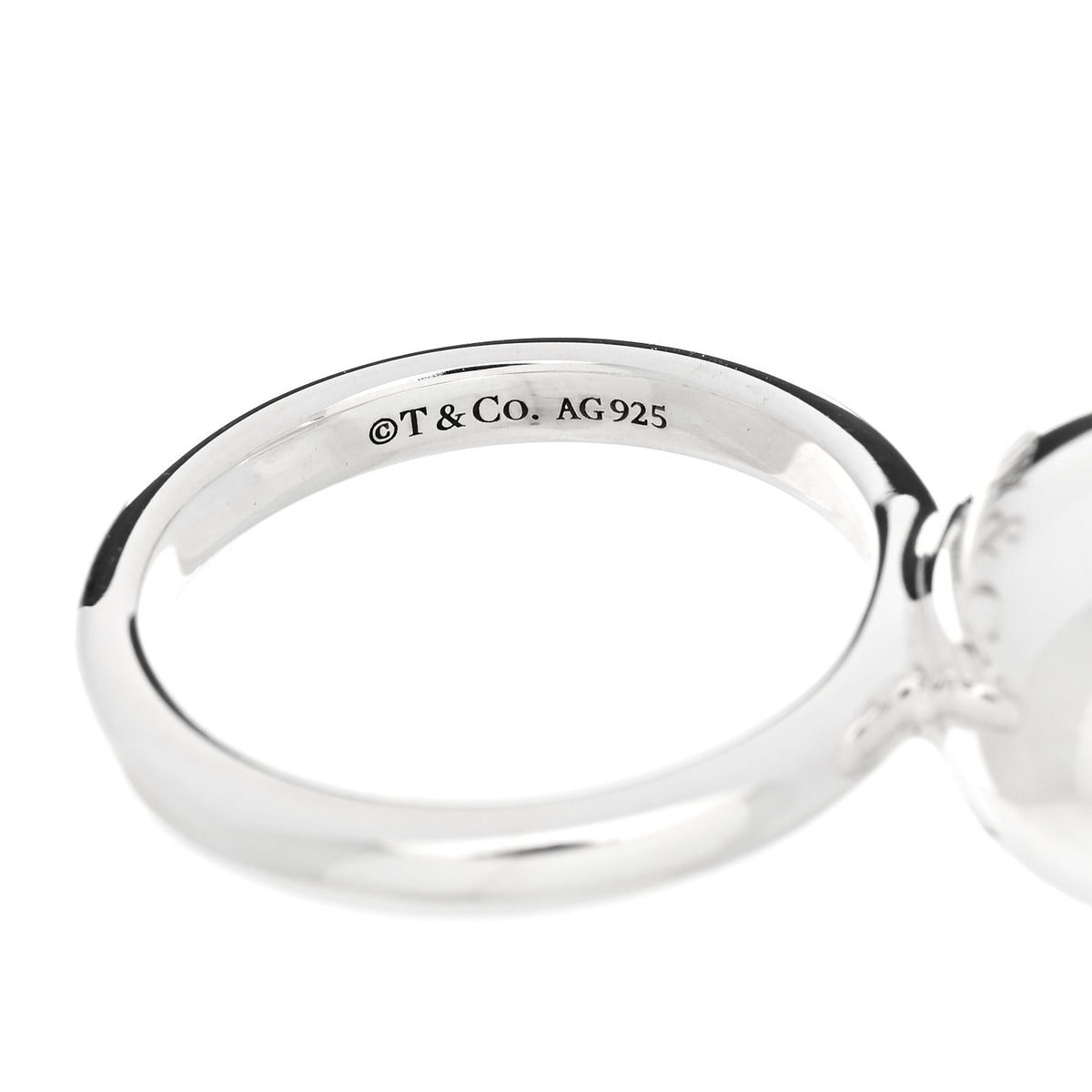 Tiffany Sterling Silver 12mm Hardwear Ball Ring 47 4 5 of 6