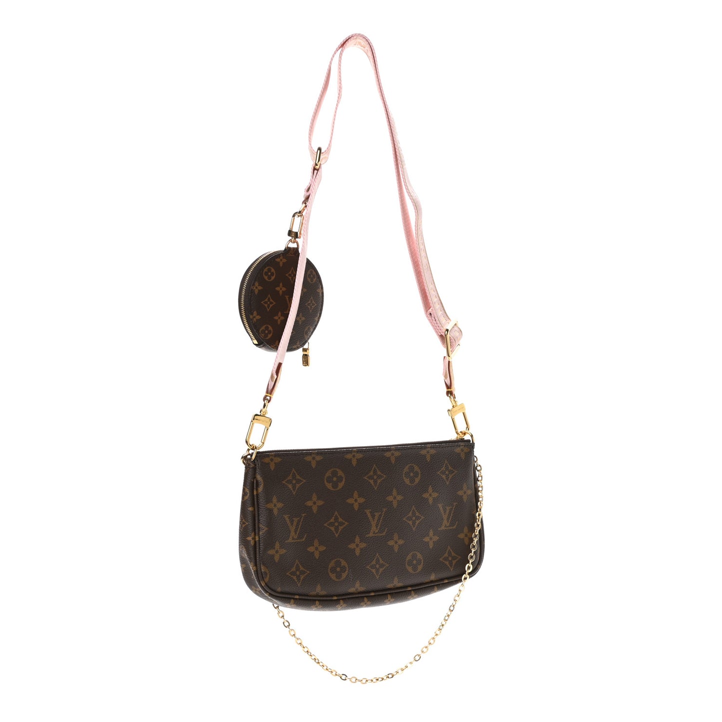 Monogram Multi Pochette Accessories Rose Clair