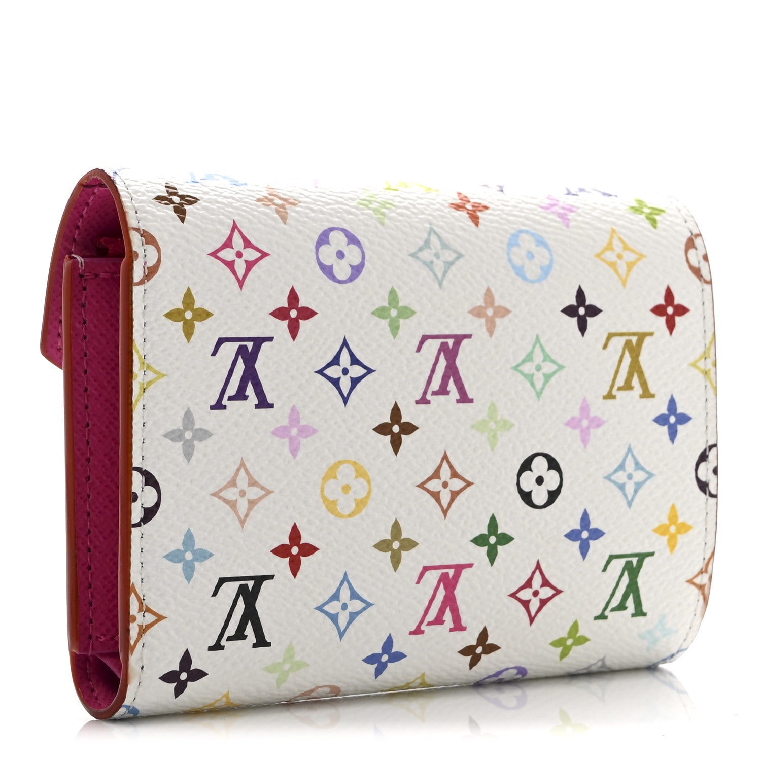Louis Vuitton LV x TM Monogram Multicolor Victorine Wallet White 3 of 10