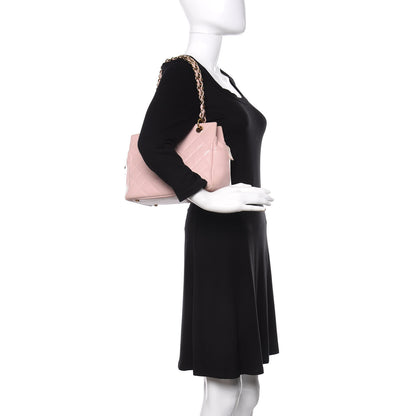 Chanel Caviar Quilted Petit Timeless Shopping Tote PTT Pink 2 of 19