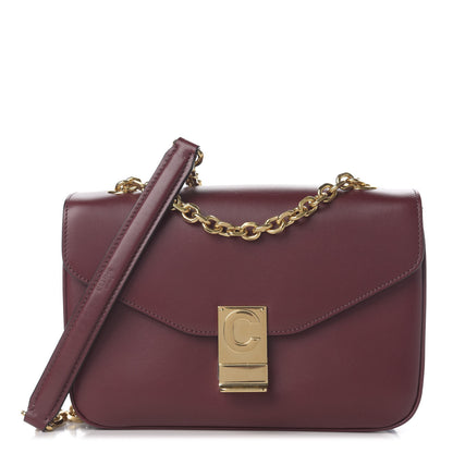 Celine Shiny Calfskin Medium C Bag Light Burgundy 1 of 8