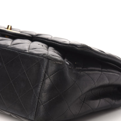 Chanel Lambskin Quilted Maxi Double Flap Black 15 of 18